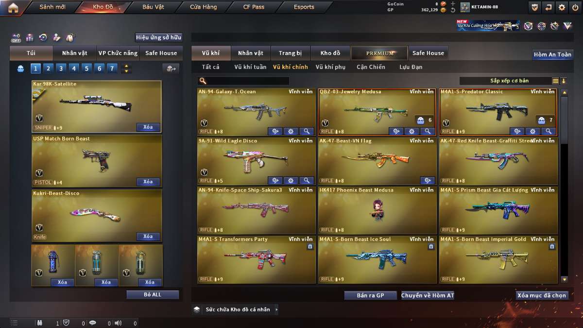 shop acc cf uy tin gia re